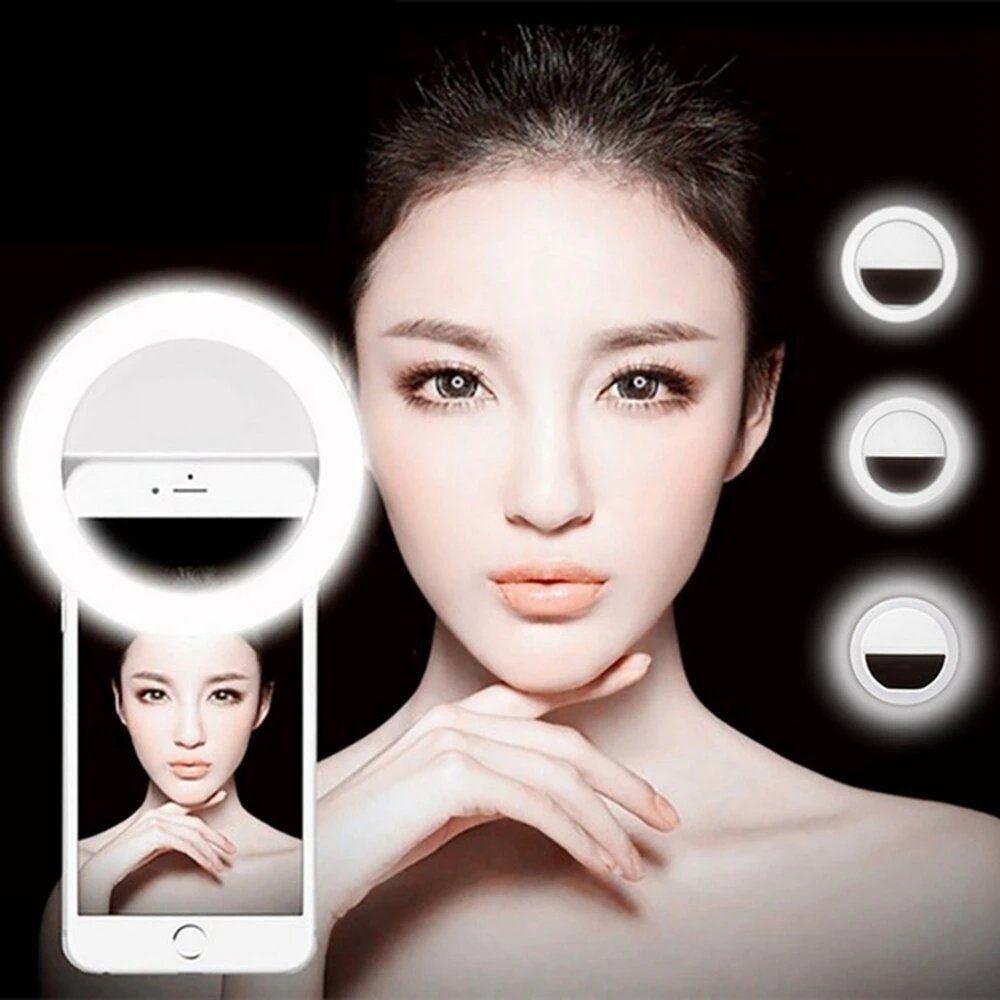 Lámpara portátil de Selfie Universal para teléfono móvil.