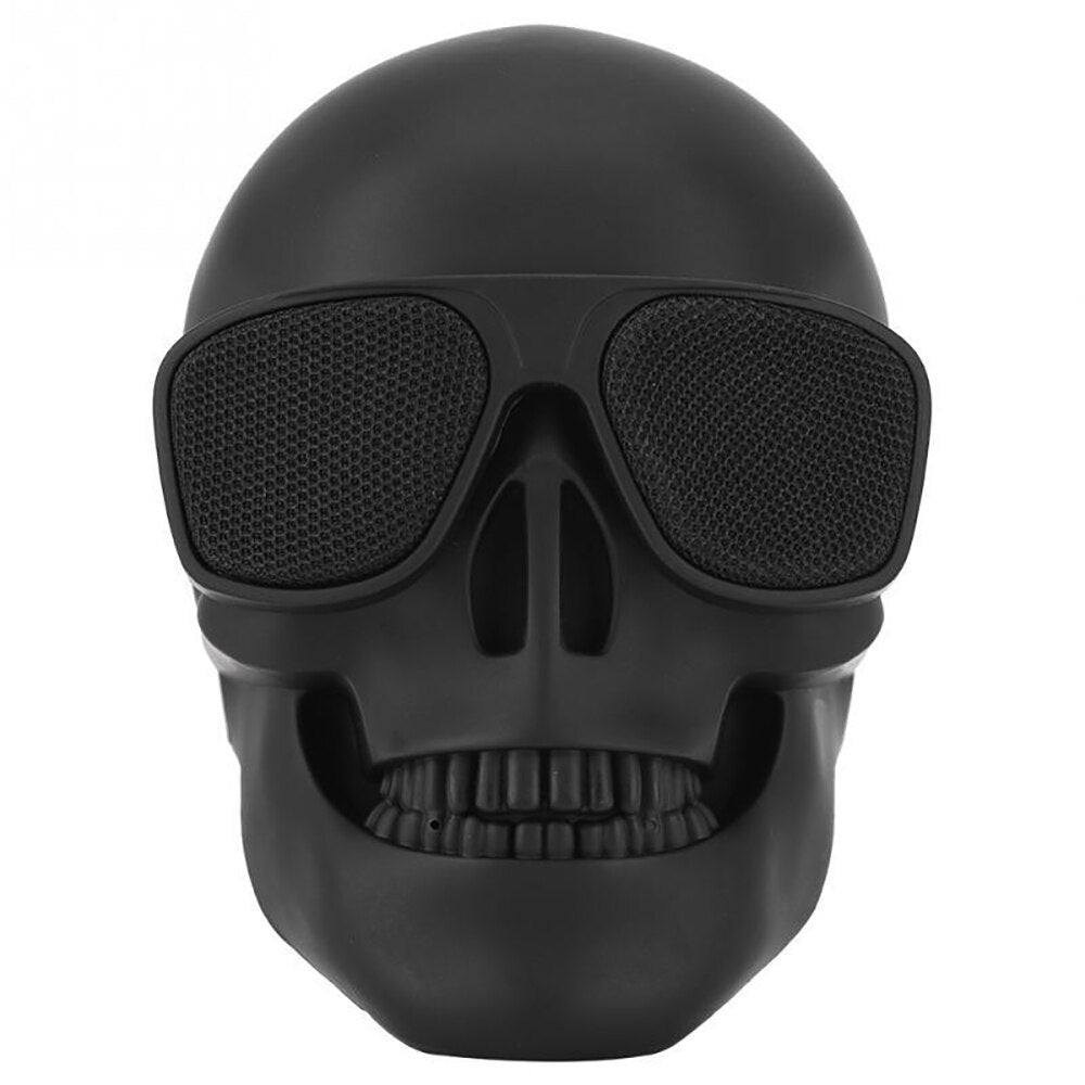 Altavoz de calavera con Bluetooth inalámbrico.