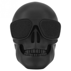 Altavoz de calavera con Bluetooth inalámbrico.