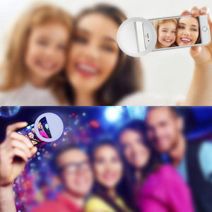 Lámpara portátil de Selfie Universal para teléfono móvil.