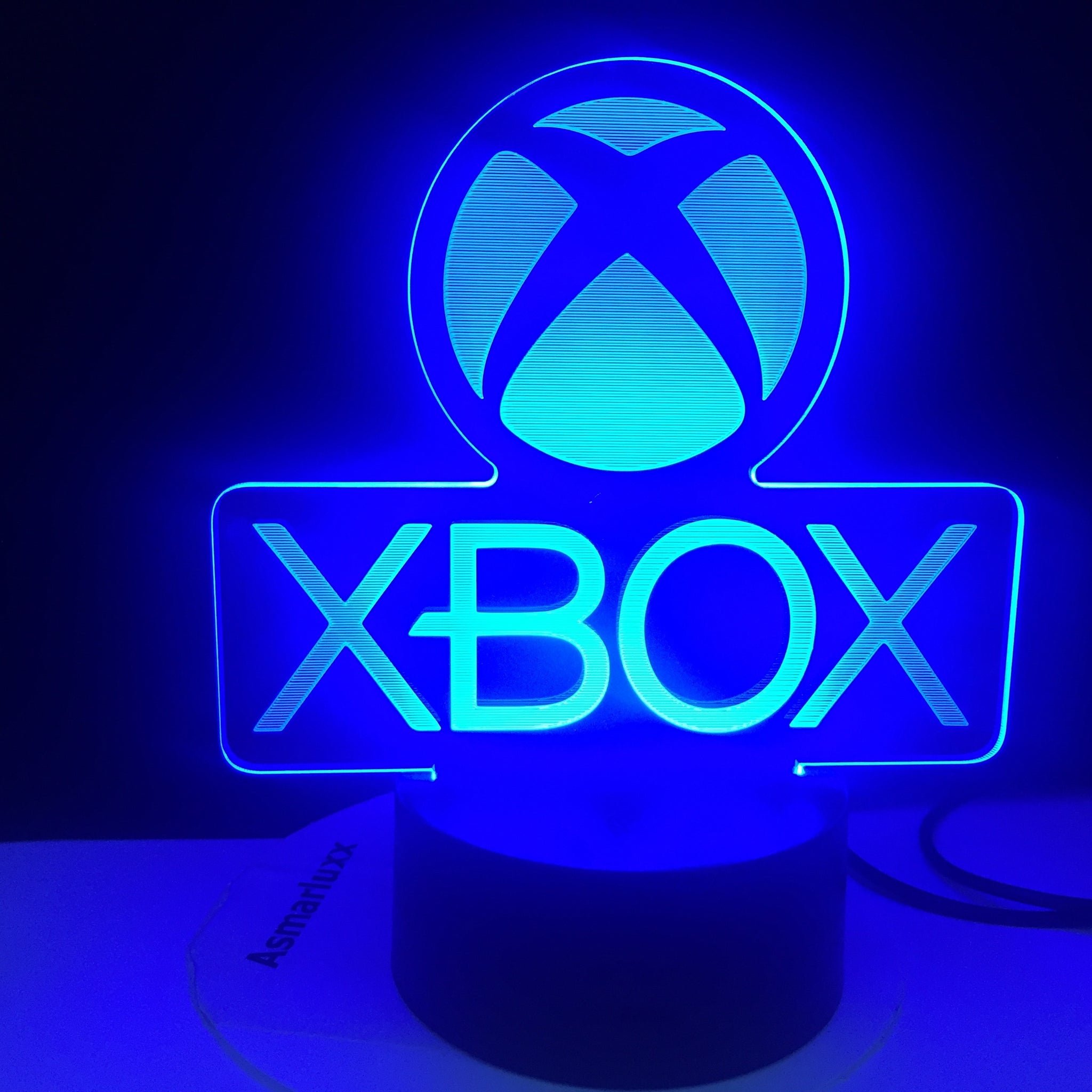 XBOX Lámpara LED efecto 3D de decoración.