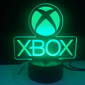 XBOX Lámpara LED efecto 3D de decoración.