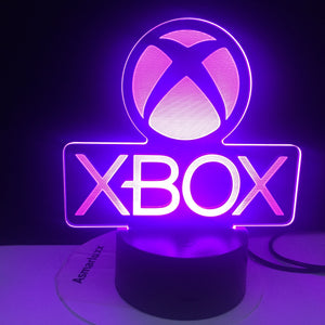 XBOX Lámpara LED efecto 3D de decoración.