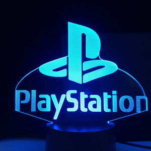 Playstation Lámpara LED efecto 3D de decoración.