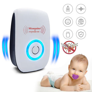 Repelente electrónico de mosquitos, de 5W Dispositivo ultrasónico con enchufe.