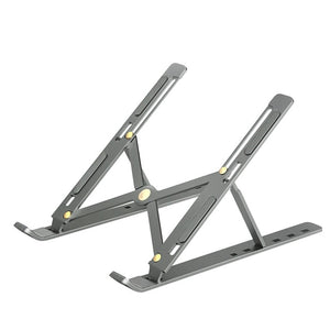 Soporte plegable y ajustable de aluminio para portátil