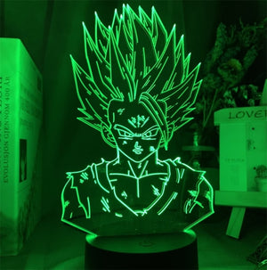 SON GOKU Lámpara LED efecto 3D de decoración.