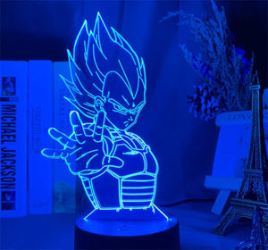 SON GOKU Lámpara LED efecto 3D de decoración.