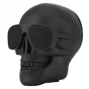 Altavoz de calavera con Bluetooth inalámbrico.